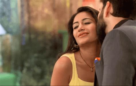 kiss on the cheek gif|unexpected kiss on the cheek.